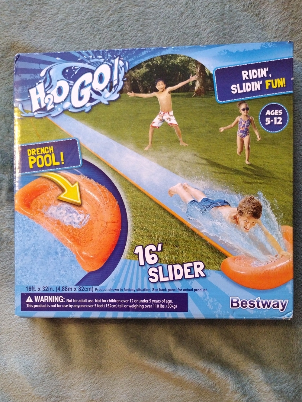 Bestway H2OGO! 16' Orange Water Slider